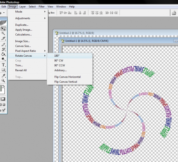 Creation of Psychedelic Swirl: Step 18